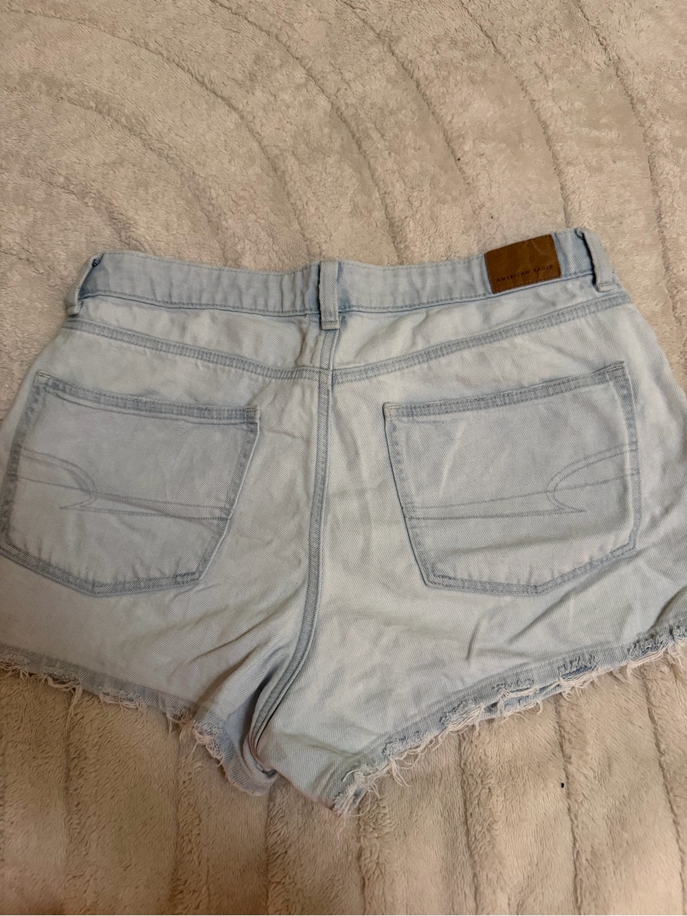 American Eagle Outfitters Light Blue Denim Cutoff Shorts